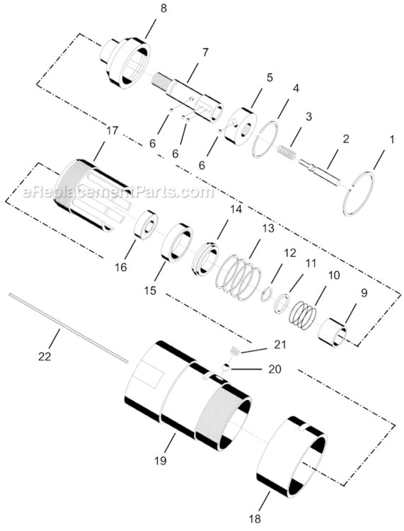 Page C Diagram and Parts List for  Cleco Ratchet