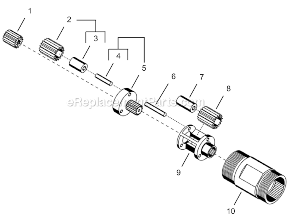 Page D Diagram and Parts List for  Cleco Ratchet
