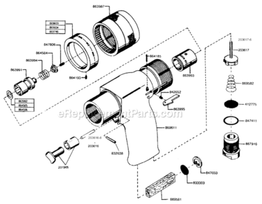 Page C Diagram and Parts List for  Cleco Drill
