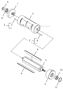 Page C Diagram and Parts List for 34NRS36H15-1  Cleco Ratchet