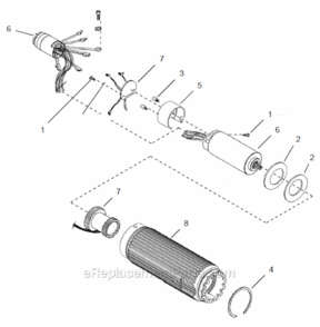 Page B Diagram and Parts List for  Cleco Ratchet