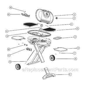 Part Location Diagram of 99425851 Coleman Igniter Electrode