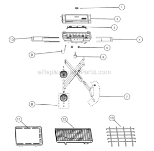 Part Location Diagram of 5010002100 Coleman Piezo Ignition Assy