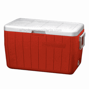 Page A Diagram and Parts List for  Coleman Cooler
