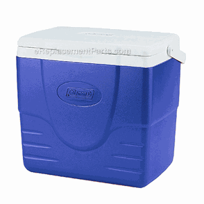 Page A Diagram and Parts List for  Coleman Cooler