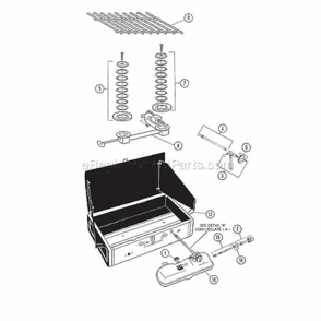 Page A Diagram and Parts List for  Coleman Camping Equipment