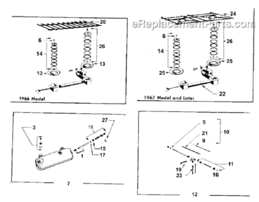 Page A Diagram and Parts List for  Coleman Camping Equipment