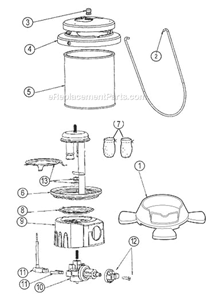 Page A Diagram and Parts List for  Coleman Lighting