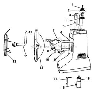 Page A Diagram and Parts List for  Coleman Heater