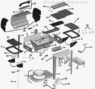 Part Location Diagram of 10030-2901 Coleman Electrode Lead Wire