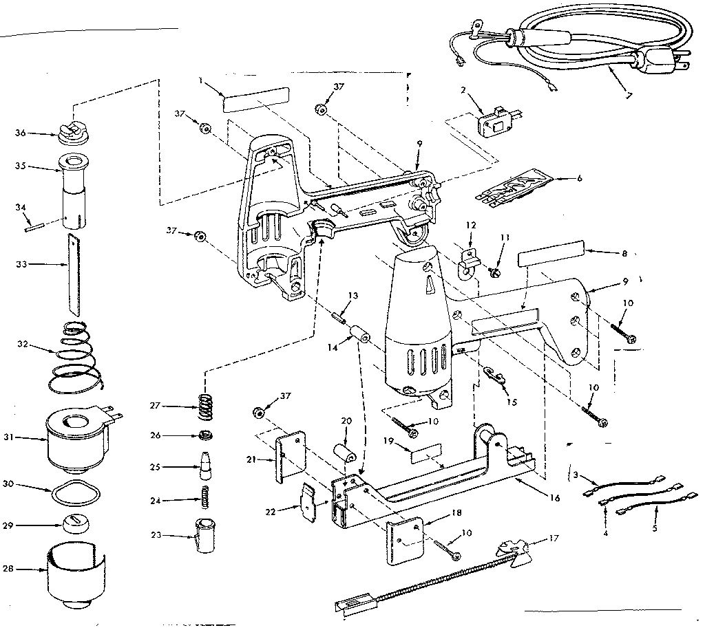 Unit Parts Diagram and Parts List for 65268420  Craftsman 