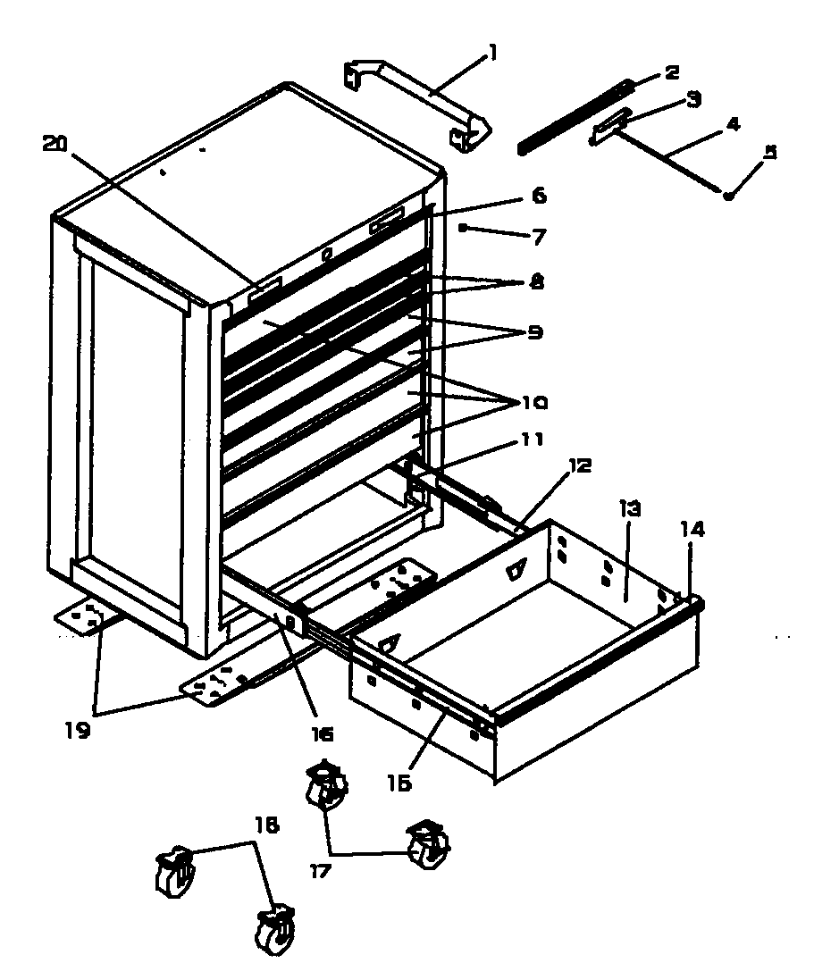 Craftsman 706598941 Tool Stand & Cart - OEM Parts - eReplacementParts.com