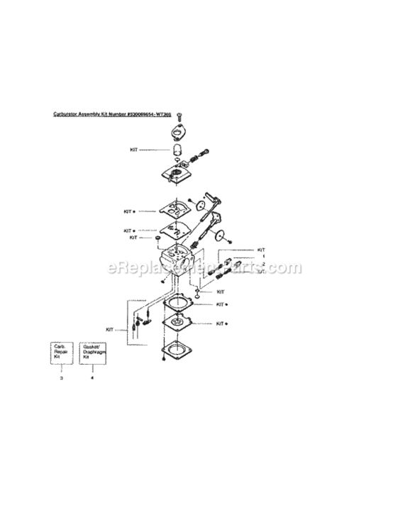 Page C Diagram and Parts List for  Craftsman Edger