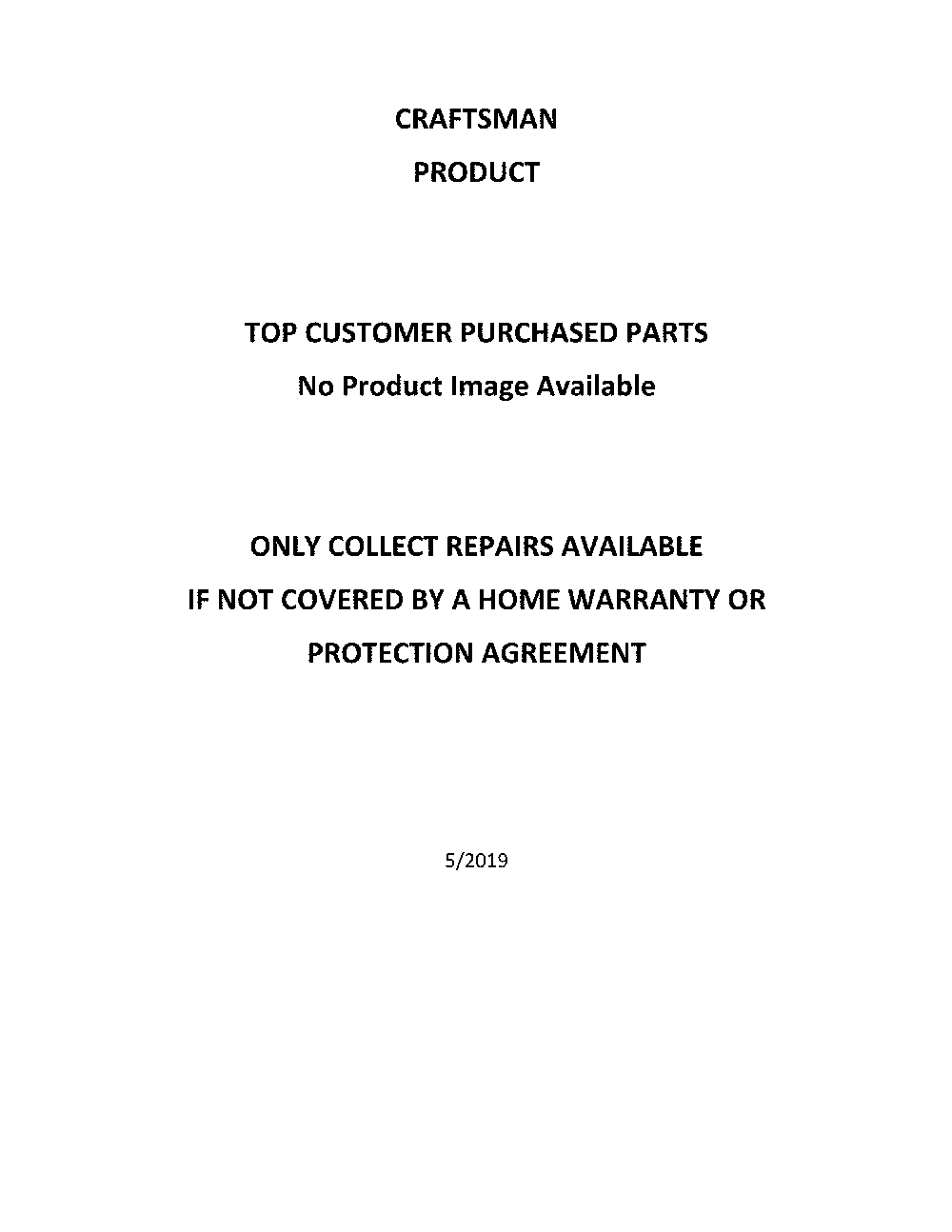 Tractor Diagram and Parts List for  Craftsman Lawn Tractor