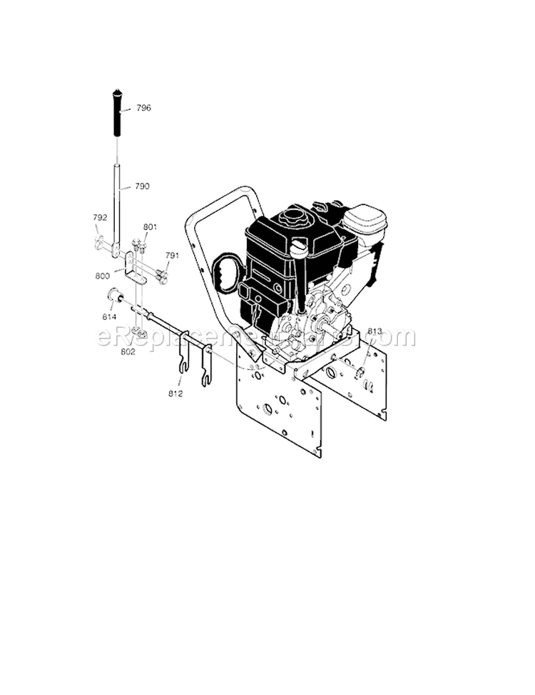 Page I Diagram and Parts List for  Craftsman Snow Blower