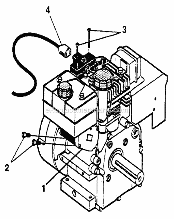 Page L Diagram and Parts List for  Craftsman Snow Blower
