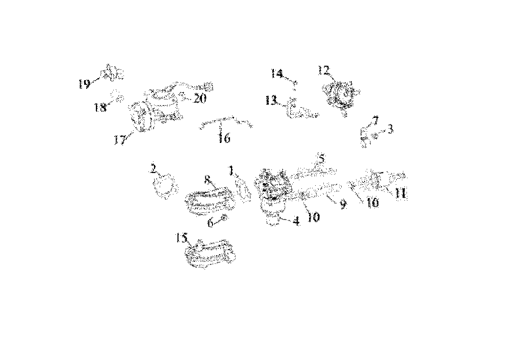 Fuel system Diagram and Parts List for  Craftsman Lawn Tractor