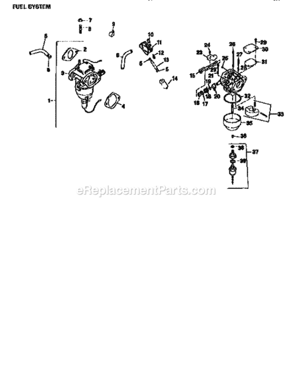Page S Diagram and Parts List for  Craftsman Lawn Tractor
