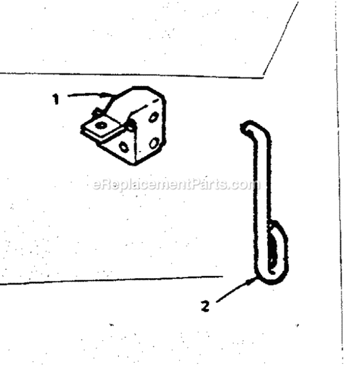 Page F Diagram and Parts List for  Craftsman Lawn Tractor