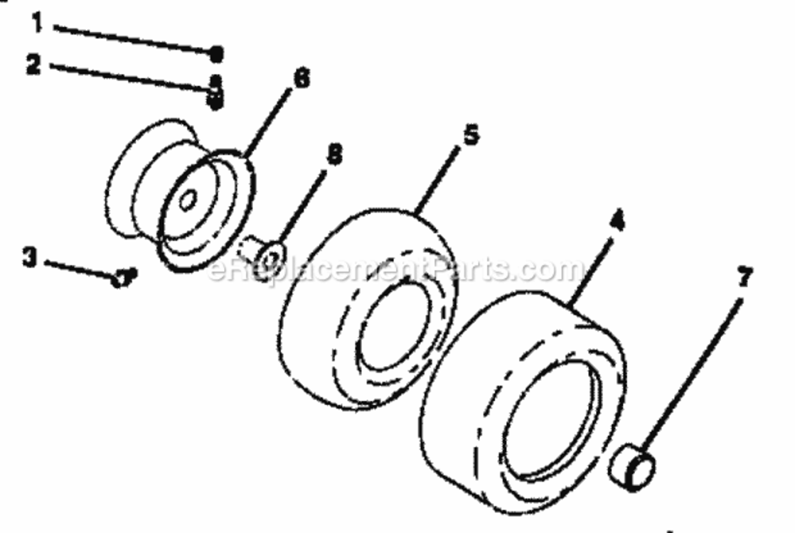 Page I Diagram and Parts List for  Craftsman Lawn Tractor