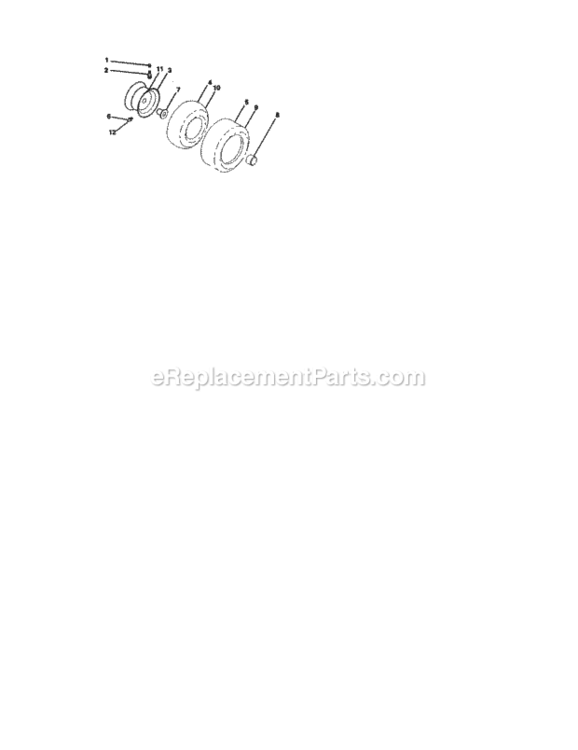 Page I Diagram and Parts List for  Craftsman Lawn Tractor