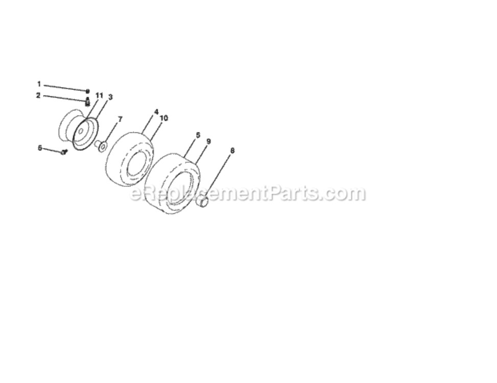 Page I Diagram and Parts List for  Craftsman Lawn Tractor
