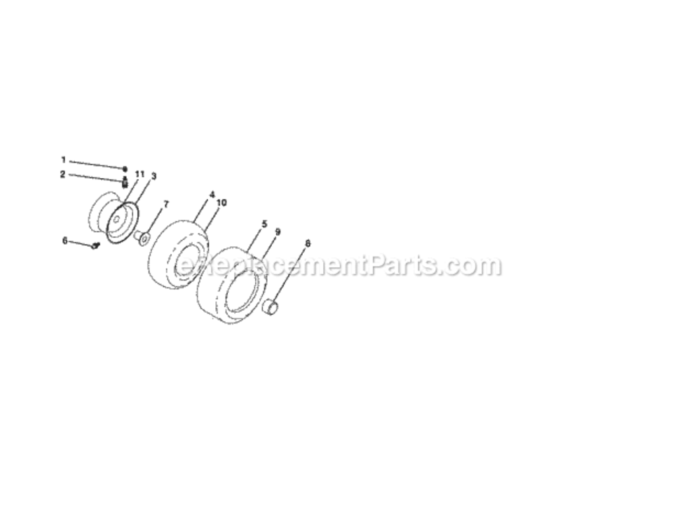 Page I Diagram and Parts List for  Craftsman Lawn Tractor