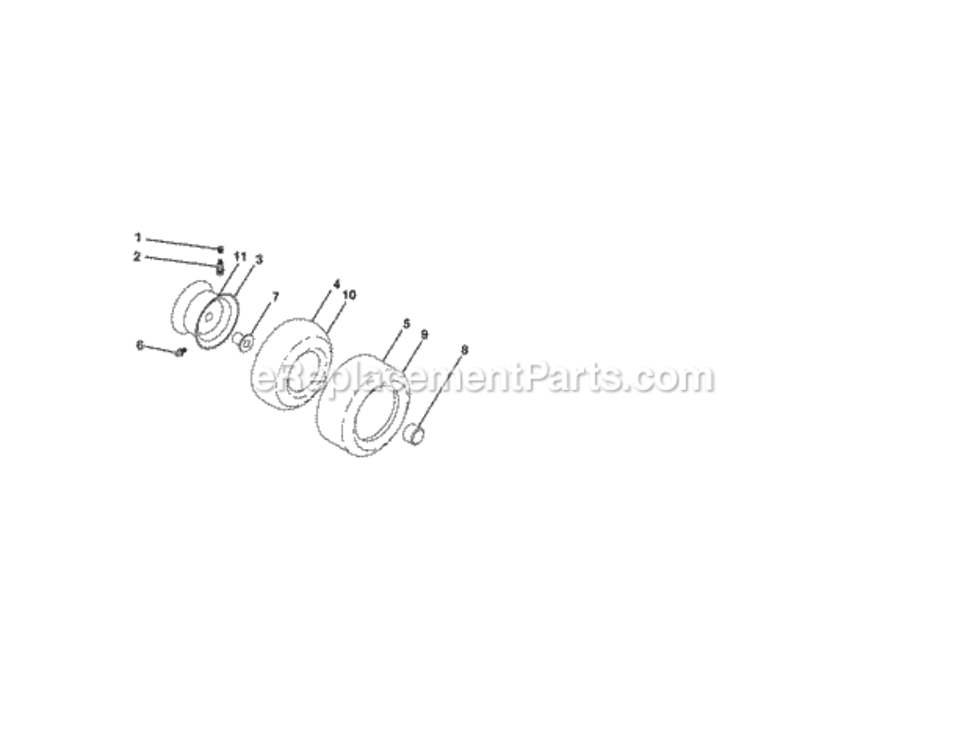 Page I Diagram and Parts List for  Craftsman Lawn Tractor