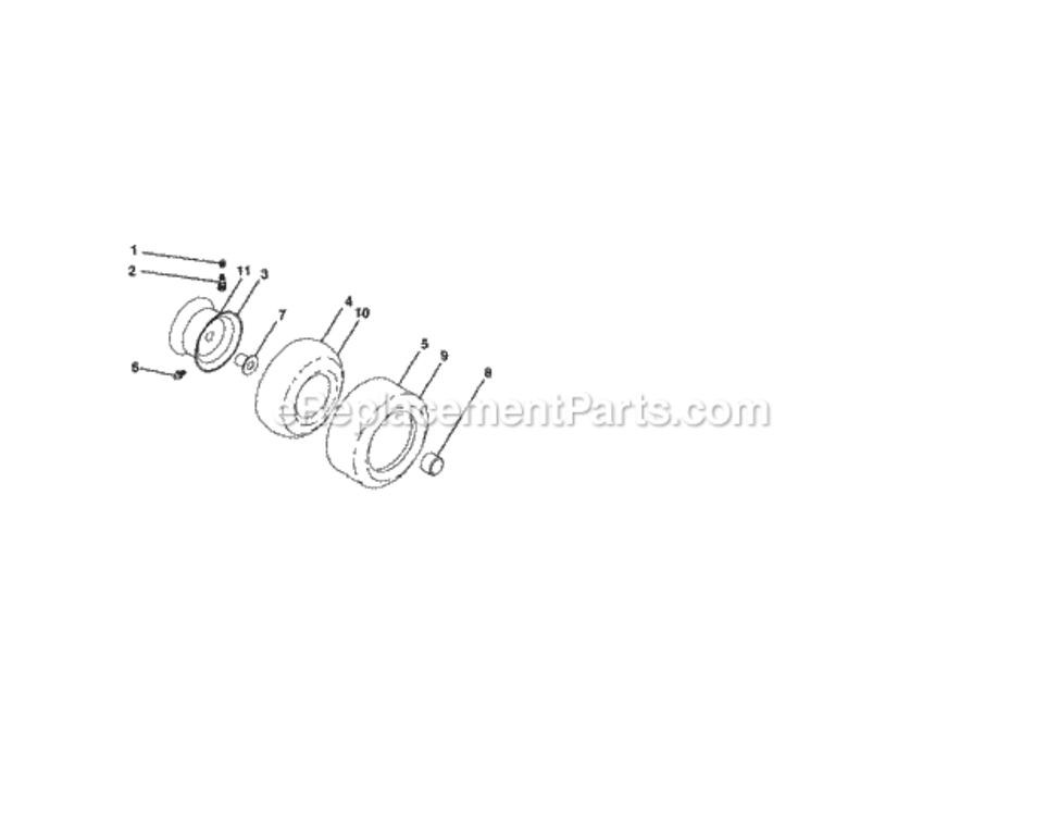 Page I Diagram and Parts List for  Craftsman Lawn Tractor