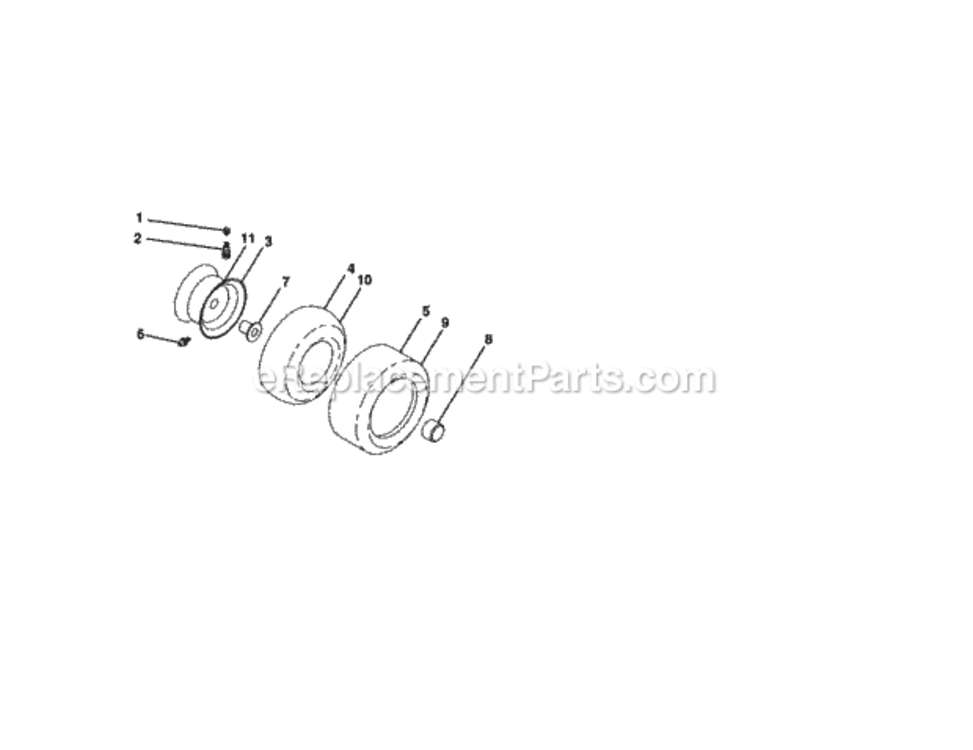 Page I Diagram and Parts List for  Craftsman Lawn Tractor
