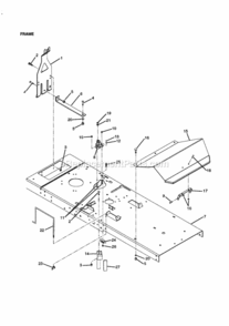 Page I Diagram and Parts List for  Craftsman Lawn Tractor