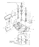 Part Location Diagram of 1713612SM Murray SHAFT, Arbor with Extruded Washers (Long)