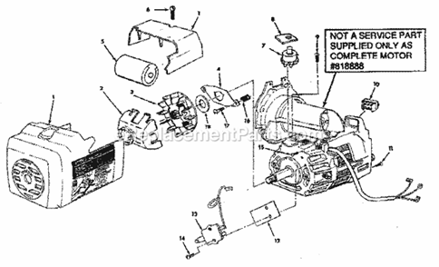 Part Location Diagram of STD376116 Craftsman Capacitor