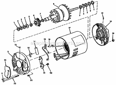 Part Location Diagram of 64841 Craftsman Lead Assembly