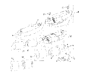 Air intake Diagram and Parts List for  Craftsman Lawn Tractor