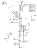 Wire Harness Diagram and Parts List for  Craftsman Lawn Mower