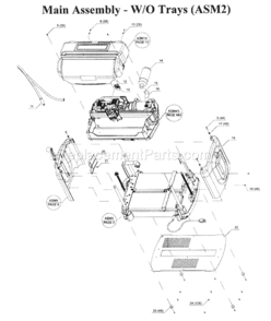 Part Location Diagram of MWMP1265 Craftsman Side Panel