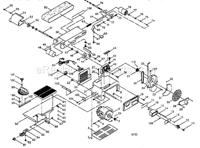 Part Location Diagram of 0LVW Craftsman Switch