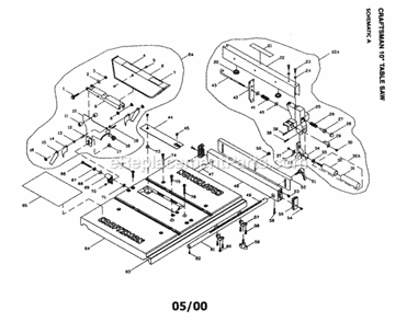 Part Location Diagram of 0B7F Craftsman Bushing