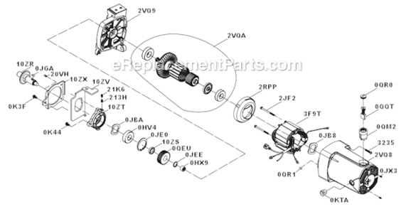 Page C Diagram and Parts List for  Craftsman Table Saw