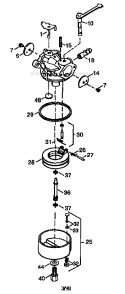Part Location Diagram of 632547 Tecumseh O-ring