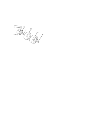 Wheels And Tires Diagram and Parts List for  Craftsman Lawn Tractor