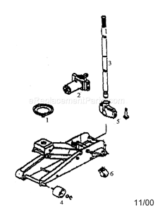 Part Location Diagram of G59305-0001 Craftsman Power Unit