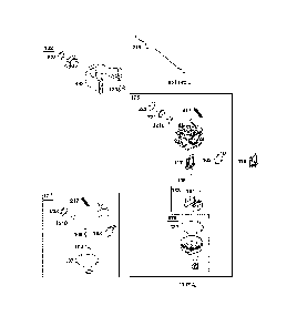 Part Location Diagram of 84013087 Briggs and Stratton KIT, CARBURETOR OVERHAUL