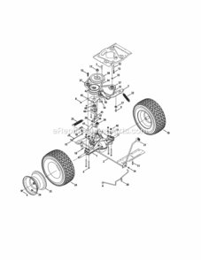 Part Location Diagram of 747-05593 MTD Shift Rod