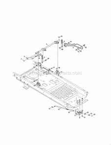 Part Location Diagram of 720-04139B MTD Handle Grip