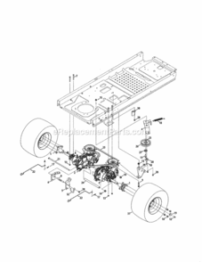 Part Location Diagram of 603Z05256 MTD IDLER BRACKET