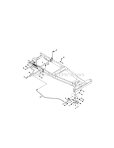Page G Diagram and Parts List for  Craftsman Lawn Tractor