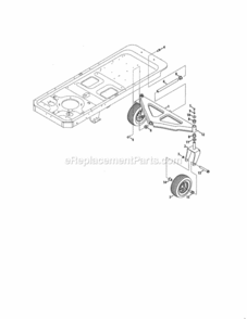 Page I Diagram and Parts List for  Craftsman Lawn Tractor