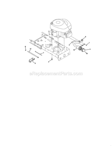 Page J Diagram and Parts List for  Craftsman Lawn Tractor